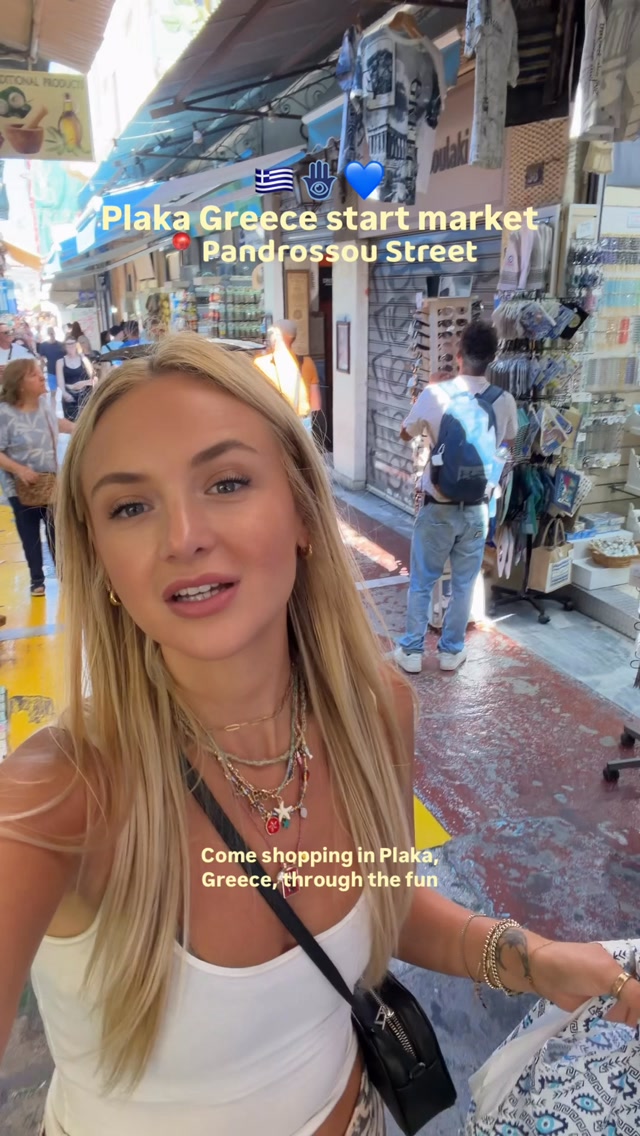 Athens Shopping Streets And Stores