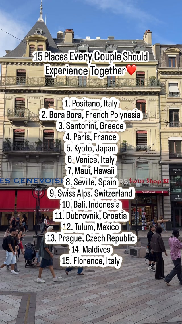 Dream Destinations Around The World