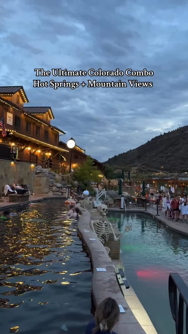 Colorado Hot Springs Offer River Views