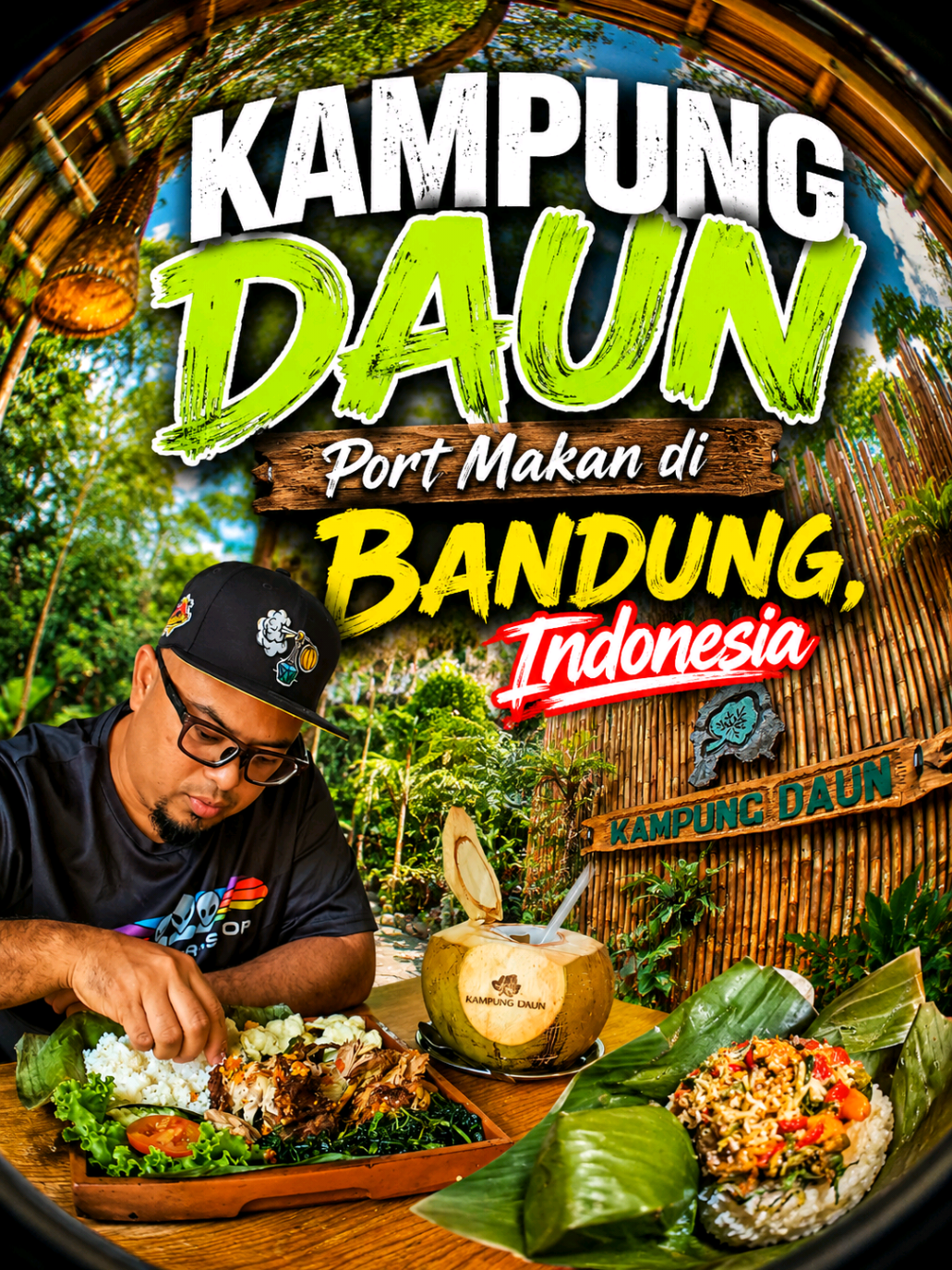 Kampung Daun: Dine Amidst Nature's Serene Ambiance