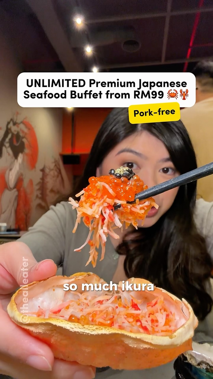 Unlimited Premium Japanese Seafood Buffet in Kuala Lumpur