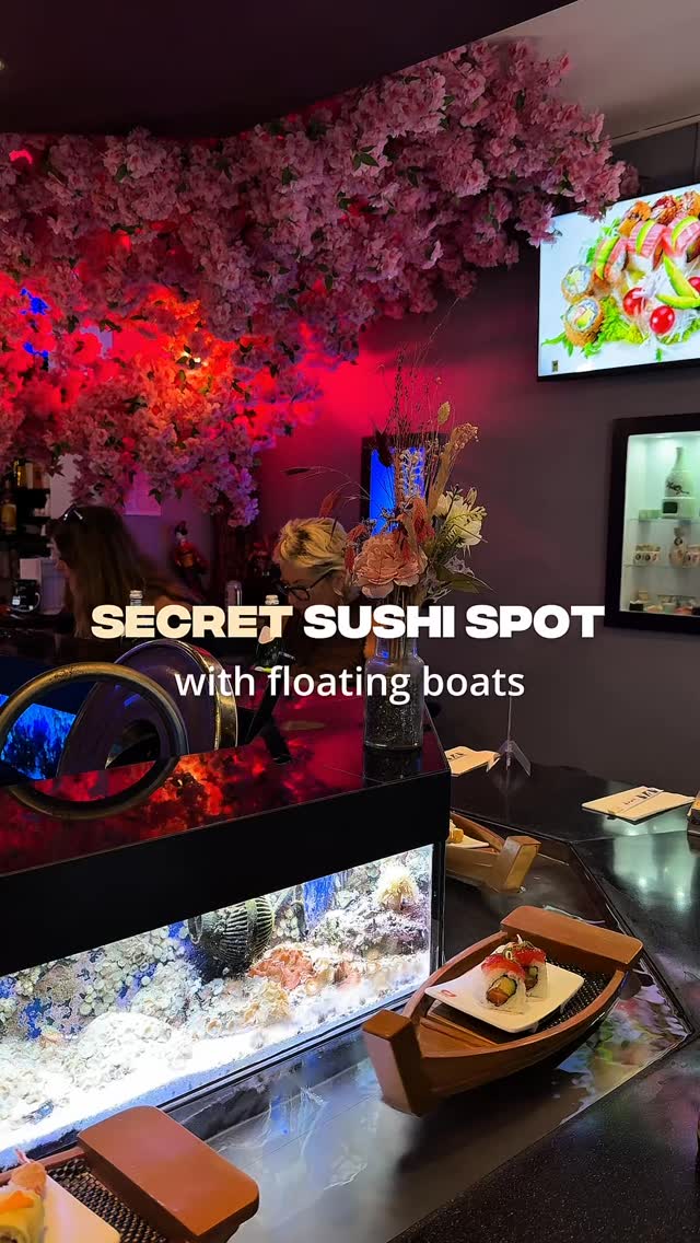 Berlin Restaurant Features Sushi Boats