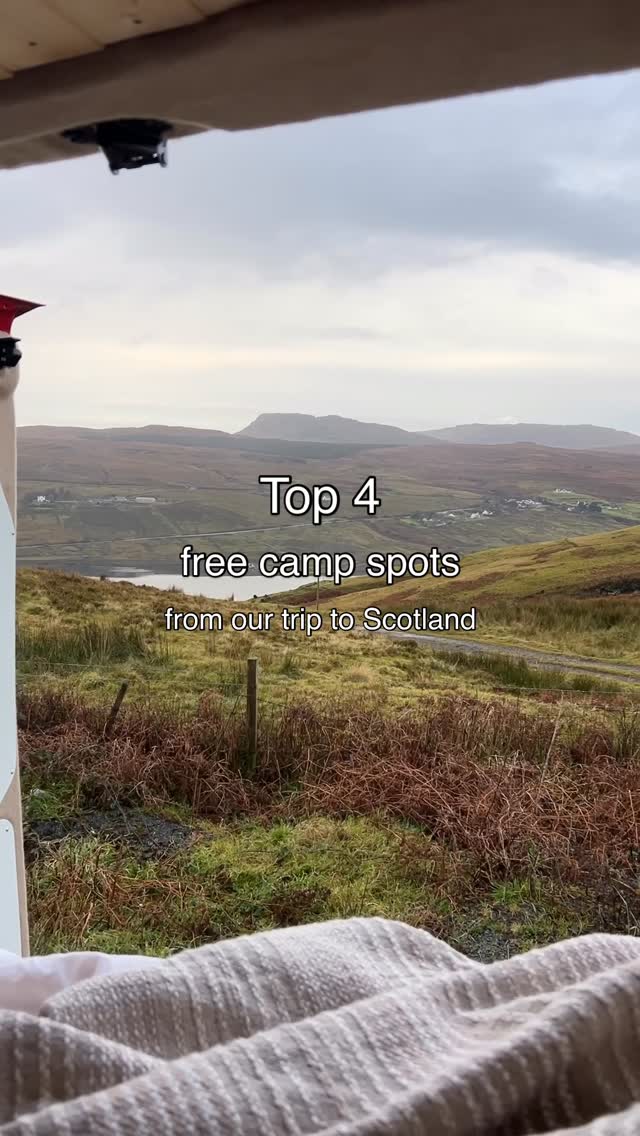 Scottish Free Camping Spots in Glencoe and Skye