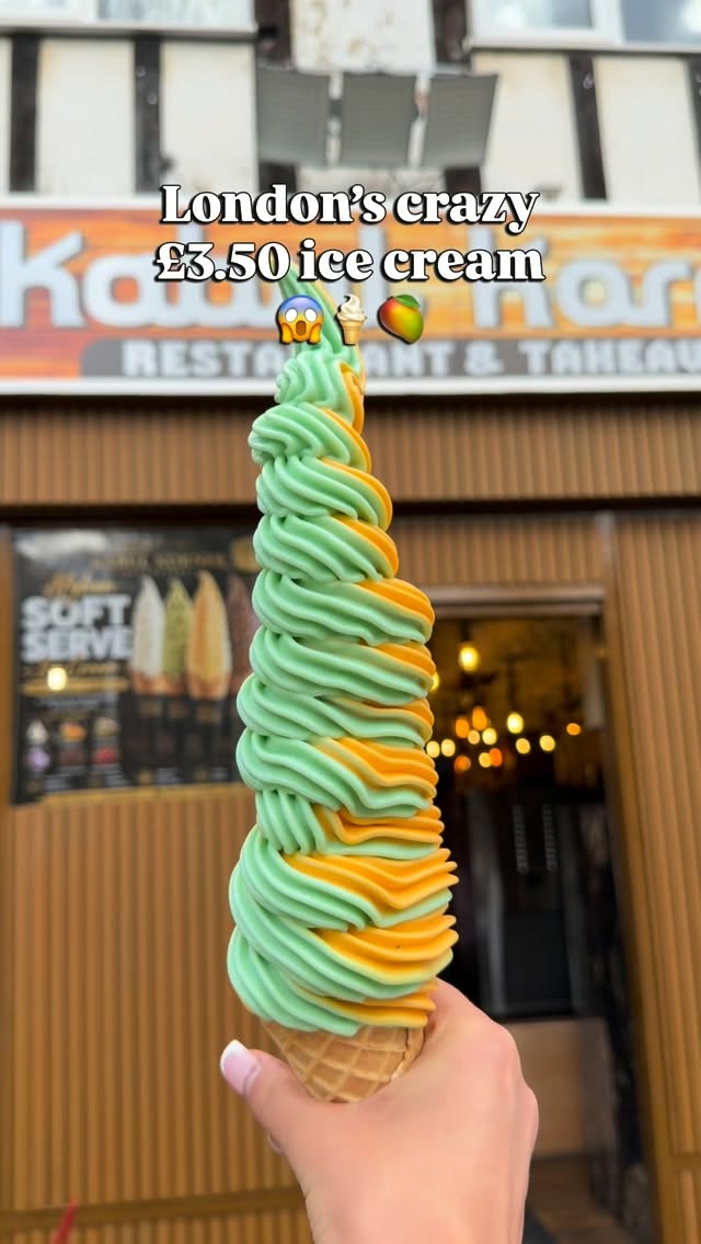 Kabul Korner's Swirled Ice Cream Varieties