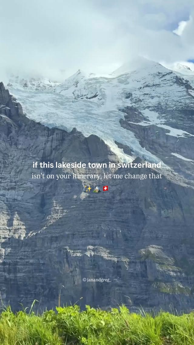 Charming Swiss Lakeside Town With Castle And Old Town