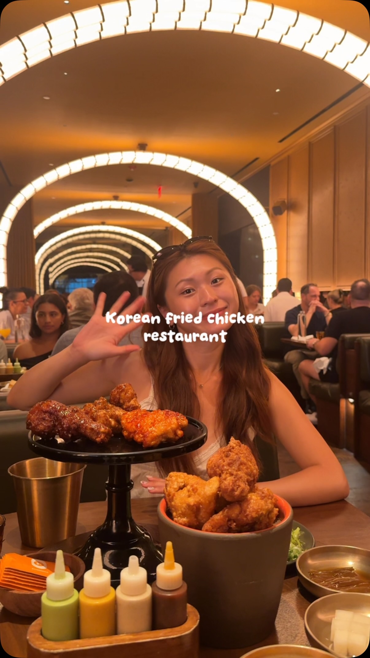 Korean Fried Chicken Restaurant's Interior and Dishes
