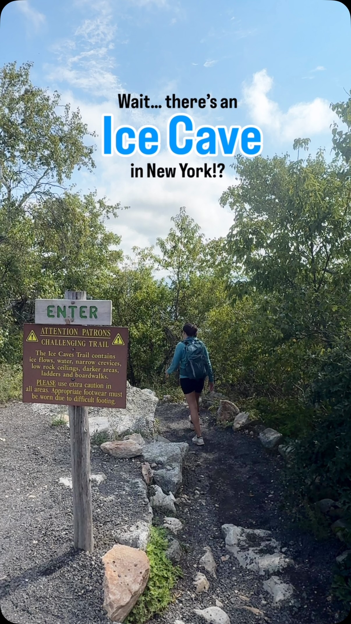 Hike To Ice Caves At Minnewaska State Park