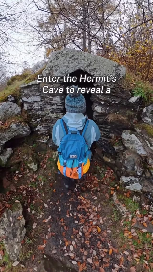 Hermit's Cave And Falls Of Acharn