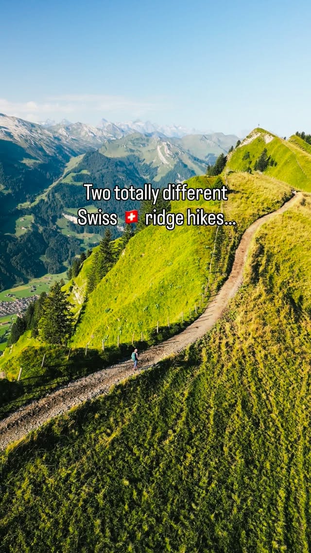 Two Swiss Ridge Hikes With Beautiful Views