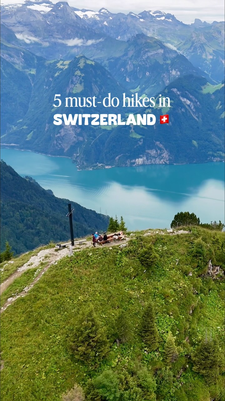 Five Swiss Hikes With Mountain And Lake Views