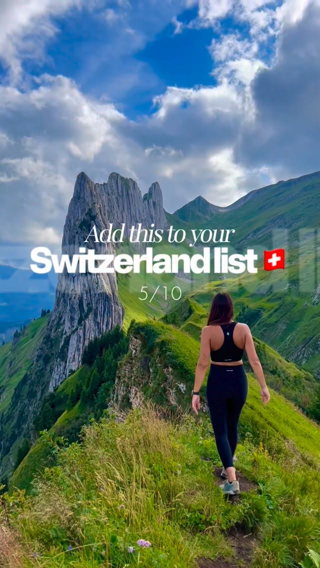 Alpine Lakes and Dramatic Cliffs Of The Alpstein