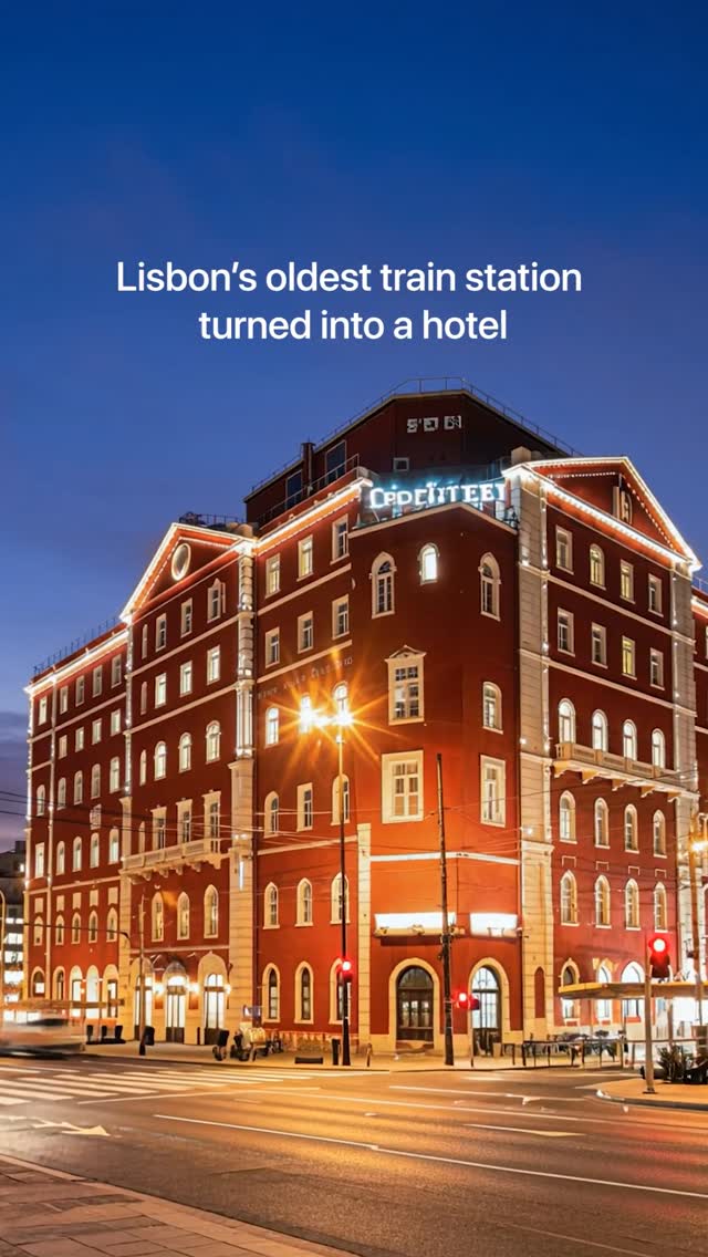 Historic Train Station Transformed Into Lisbon Hotel