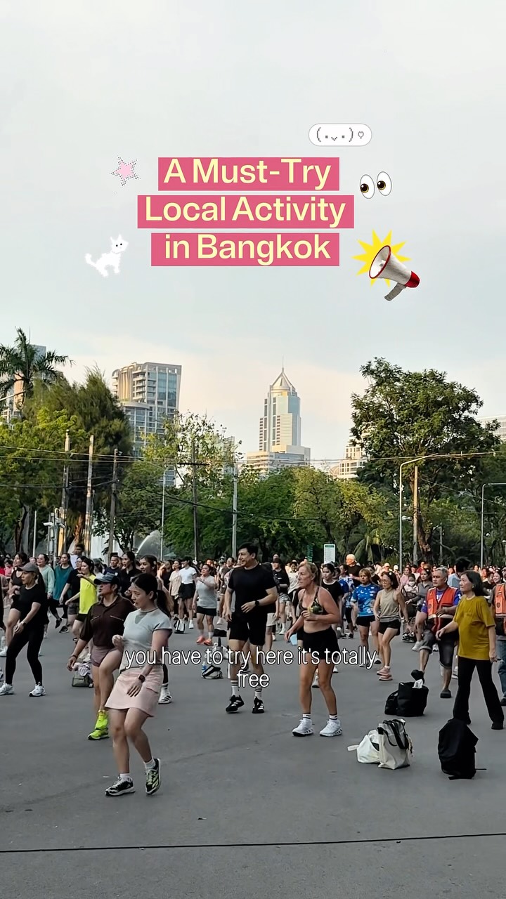 Free Aerobics Dance Classes in Bangkok's Lumphini Park