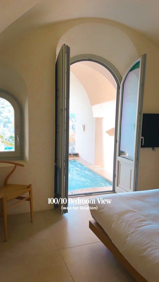 Villa Bordeaux Santorini's Breathtaking Bedroom Views