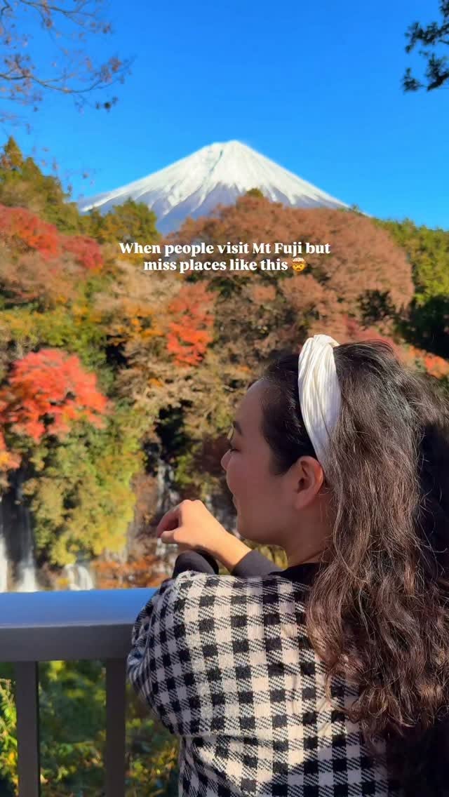 Mount Fuji and Shiraito Falls