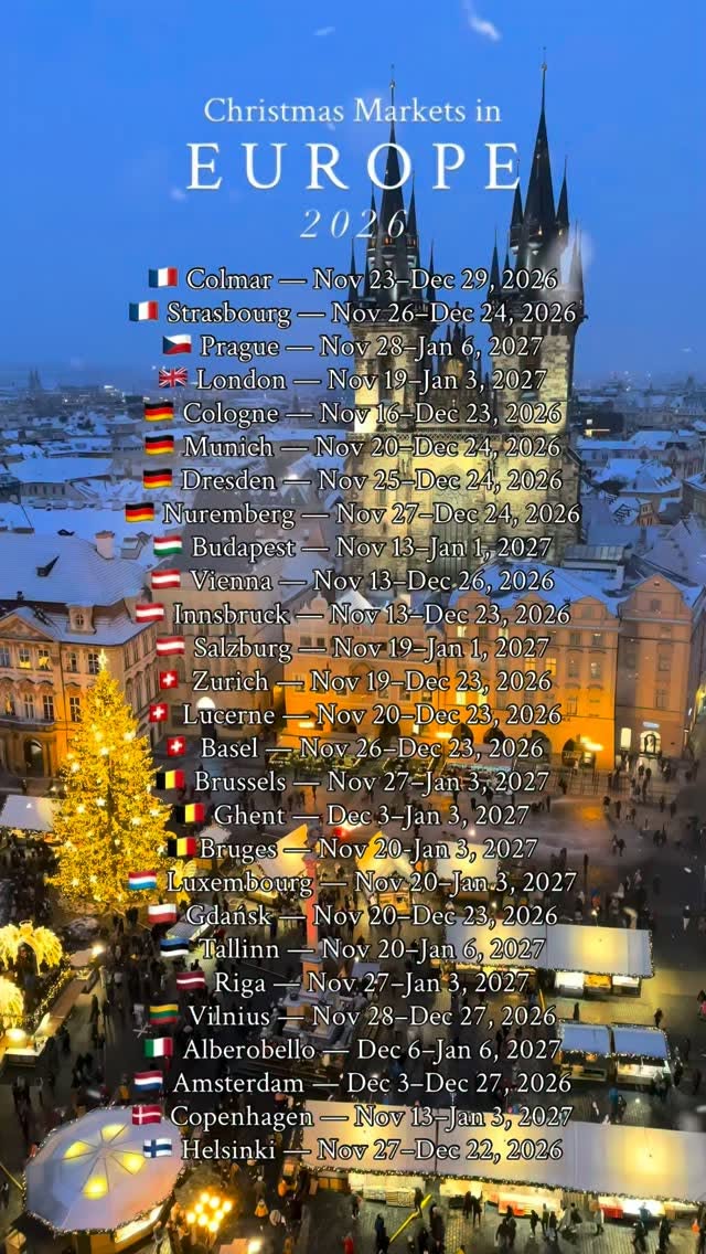 European Cities for Christmas Markets