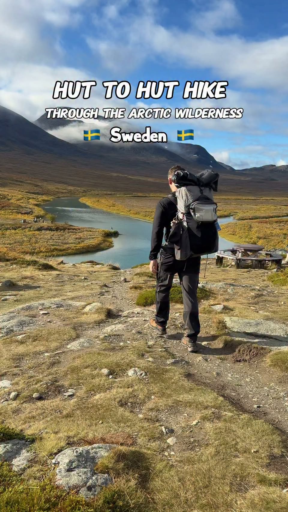 Arctic Circle Hut-to-Hut Hiking Trail Through Sweden