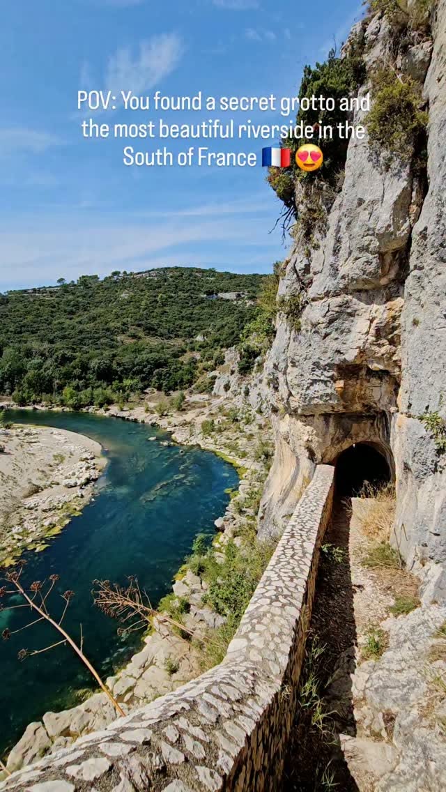 Secret Grotto and Riverside Hike in Southern France