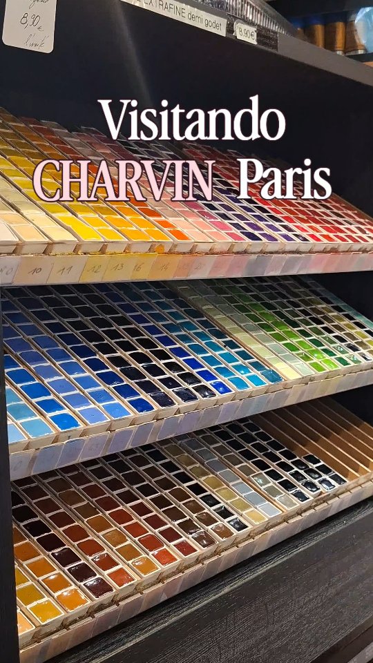 Art Supply Store Charvin Paris Features Many Watercolors