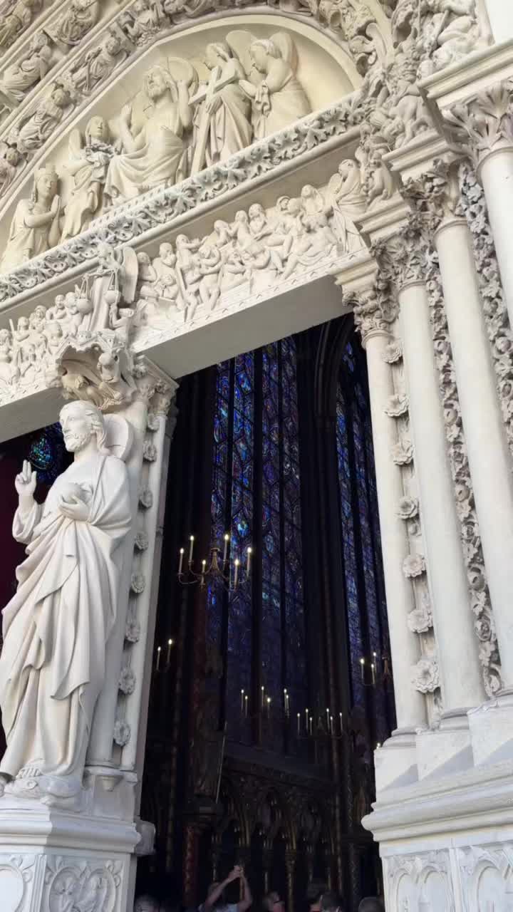 Parisian Chapel Features Magnificent Stained Glass