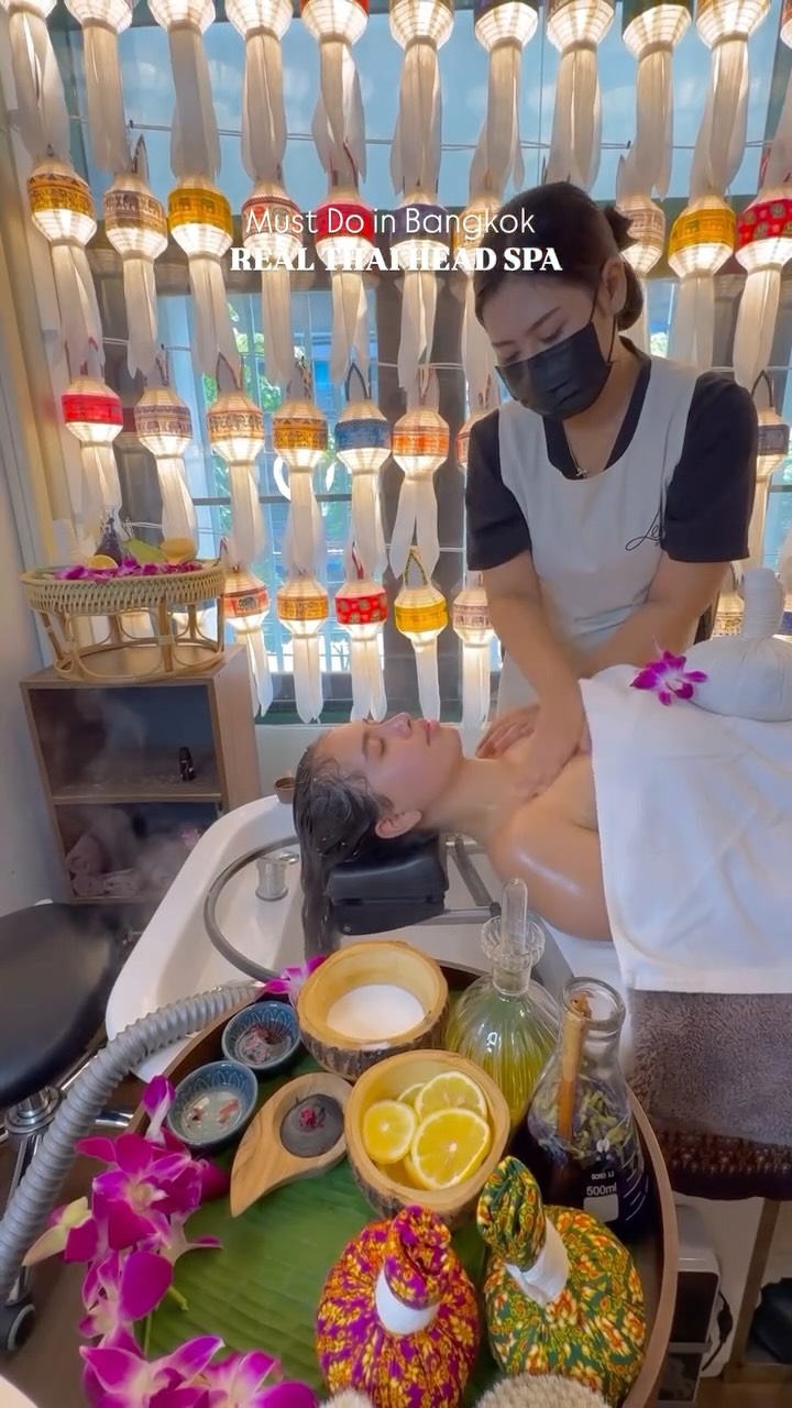 Relaxing Head Spa Treatment in Bangkok
