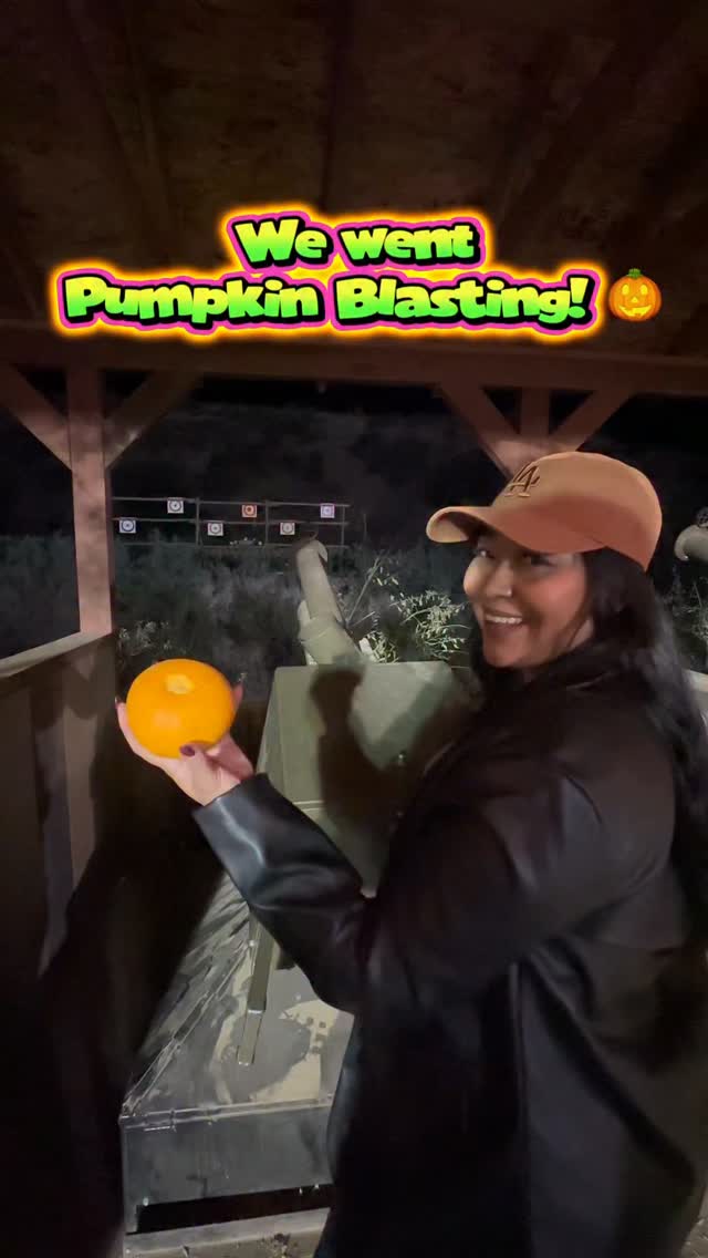 Pumpkin Blasting at Live Oak Canyon