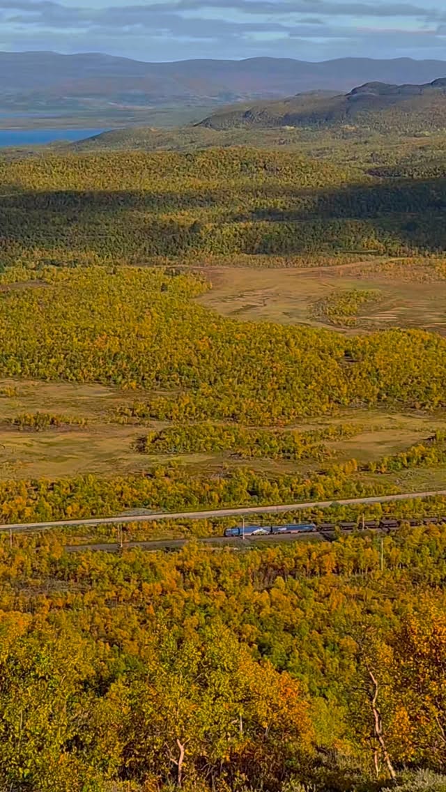 Ripfjället Views With Ore Train