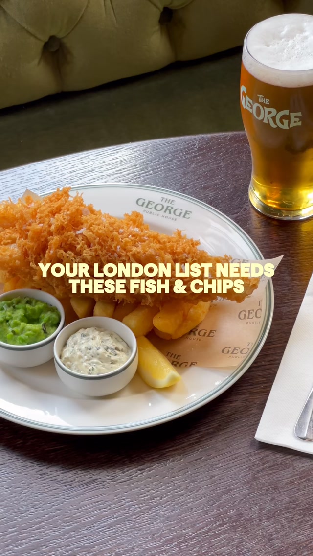 London Pub Serves Delicious Fish and Chips
