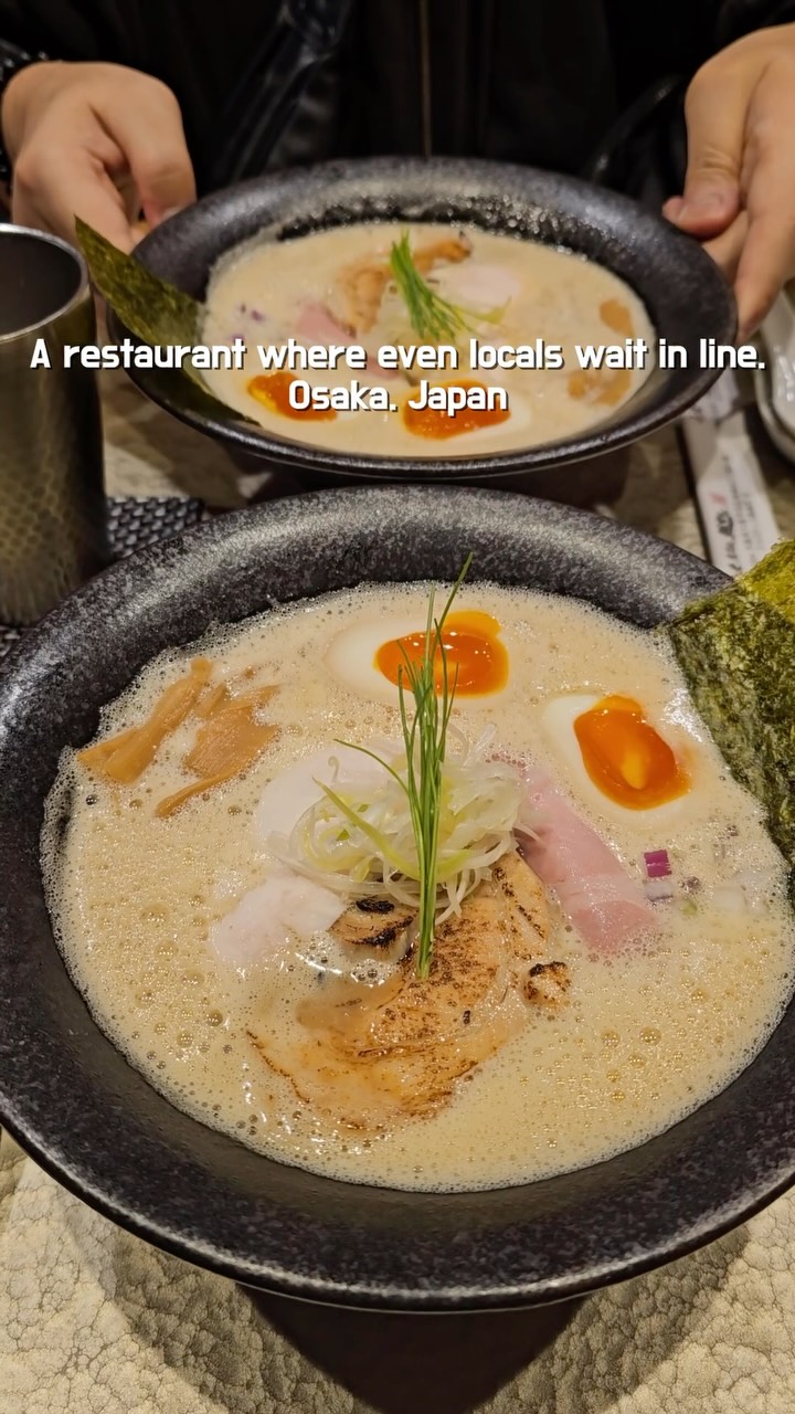 Osaka Spot For Creamy Chicken Paitan Ramen