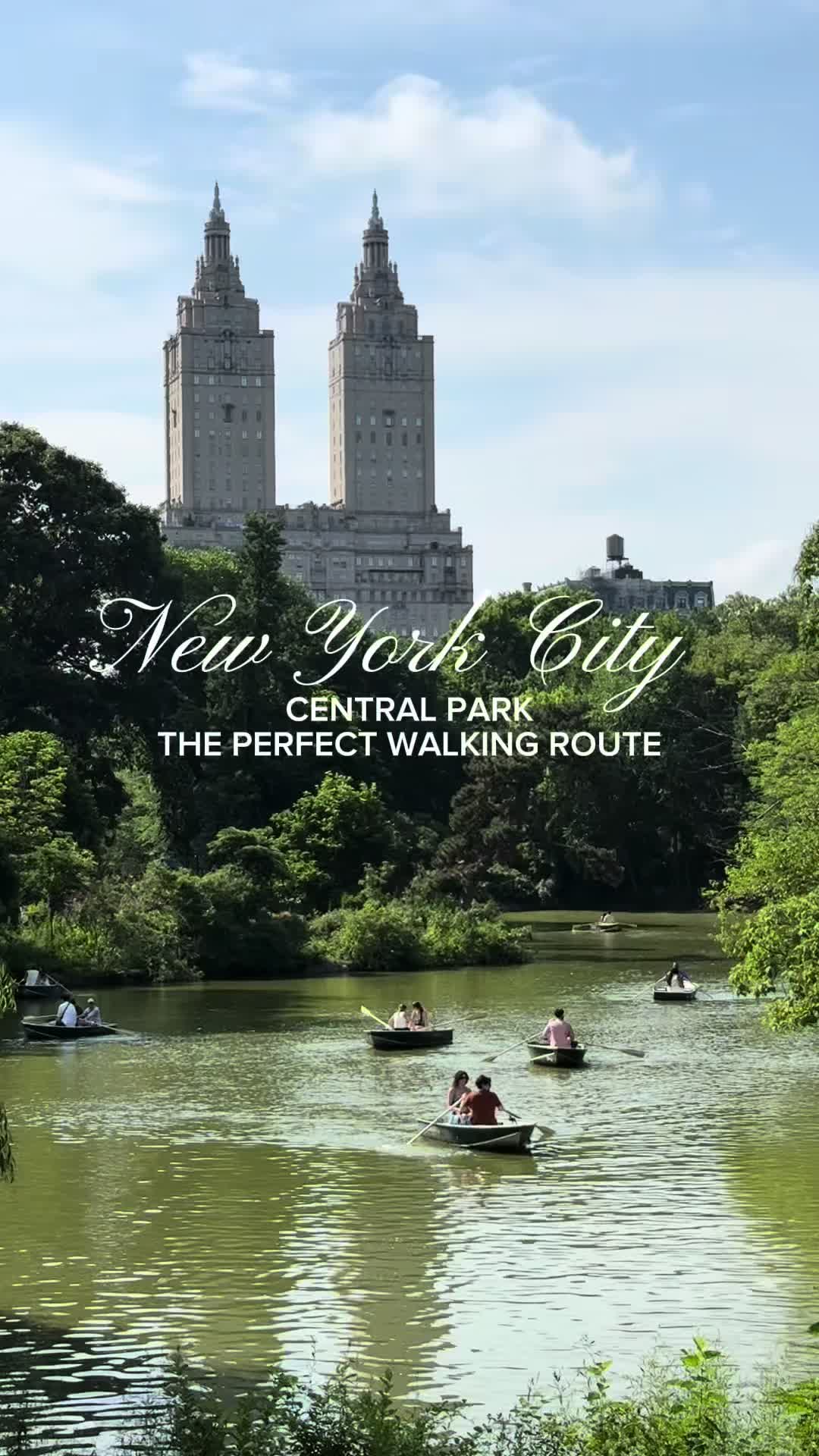 Central Park's Scenic Walking Route