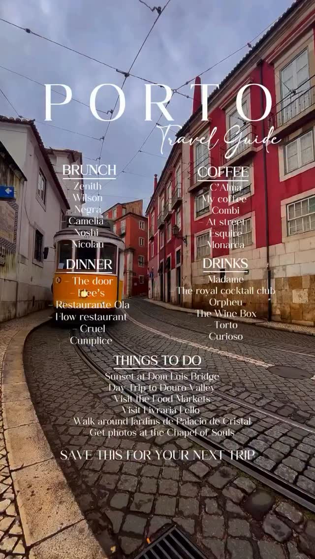 Porto's Top Spots: Restaurants, Bars, and Attractions