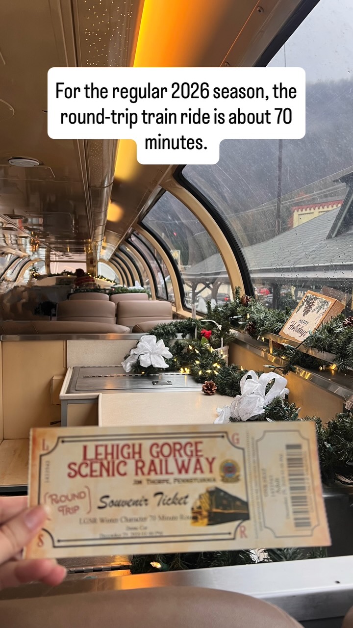 Poconos Train Ride With Jim Thorpe & Tobyhanna Lake