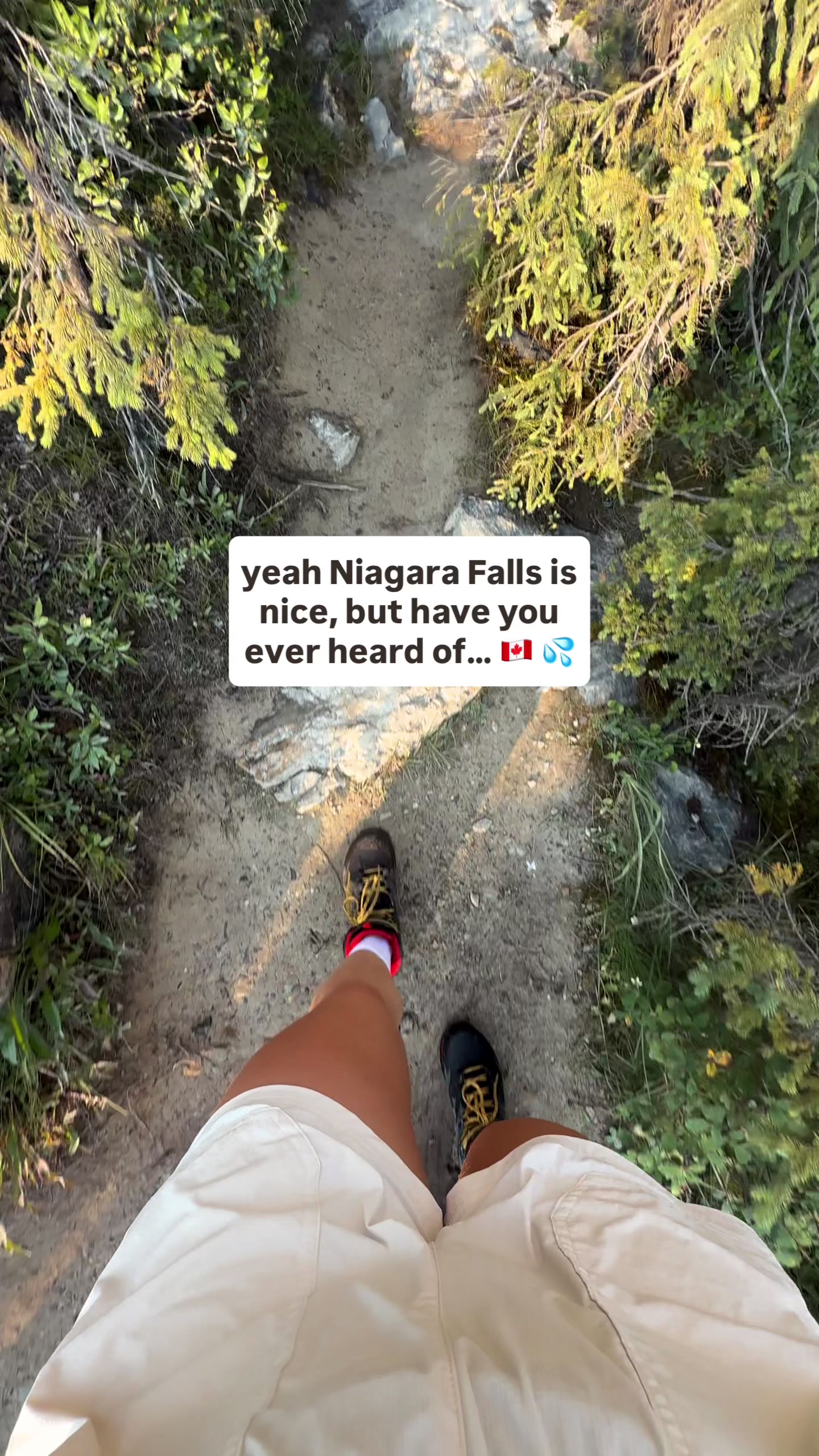 Canadian National Park Waterfalls With Free Admission