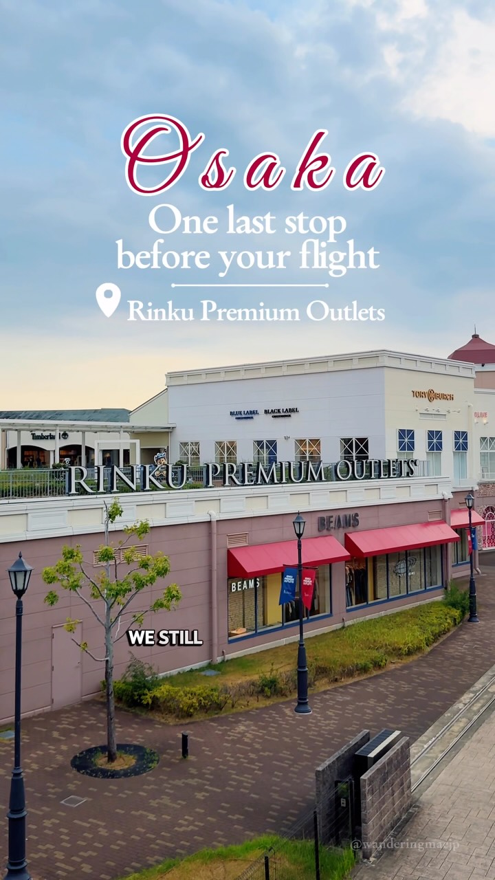 Rinku Outlets Offer Shopping, Dining, and Beach Access