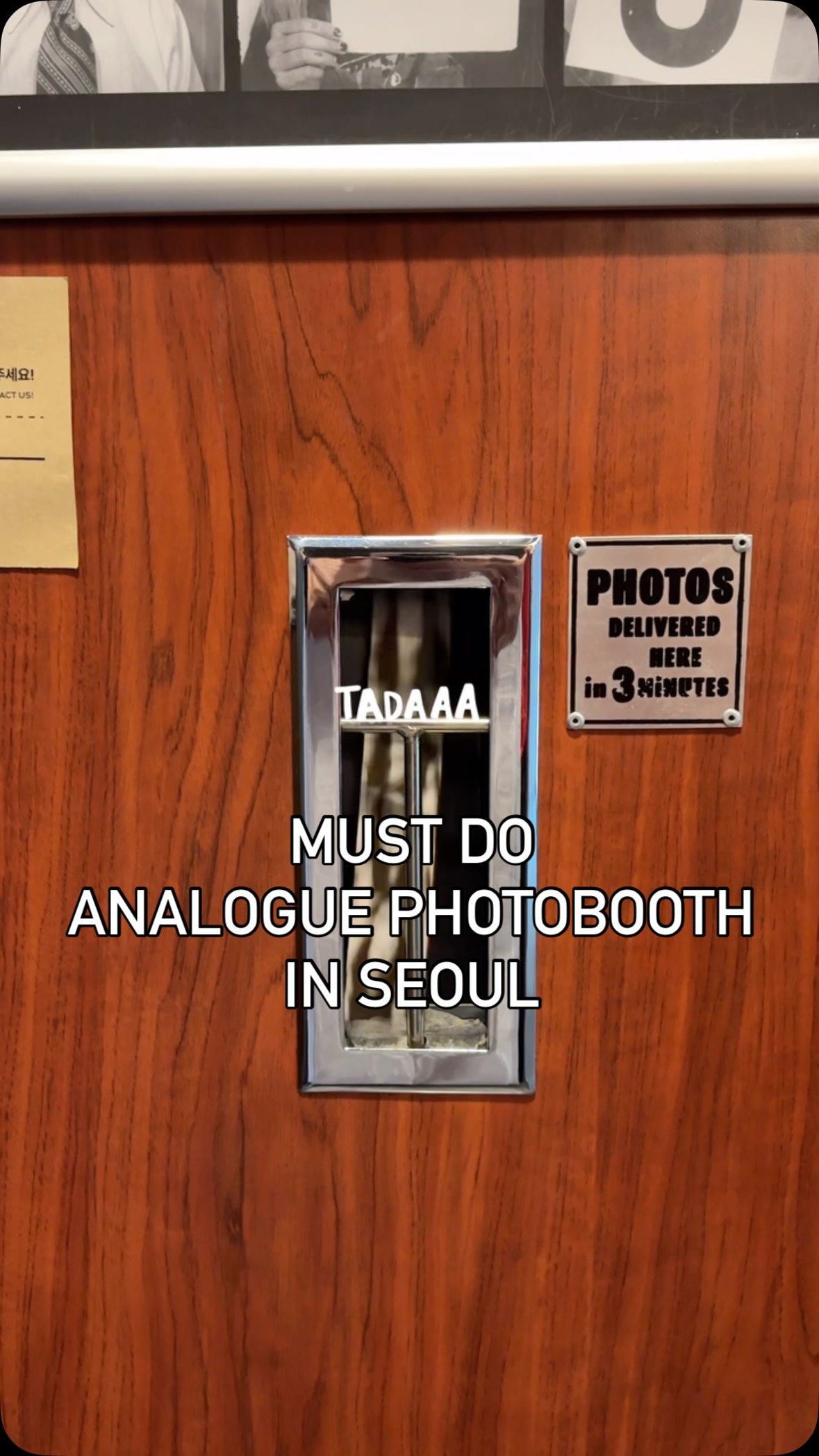 Eternalog Hongdae: Vintage Analogue Photo Booth Experience