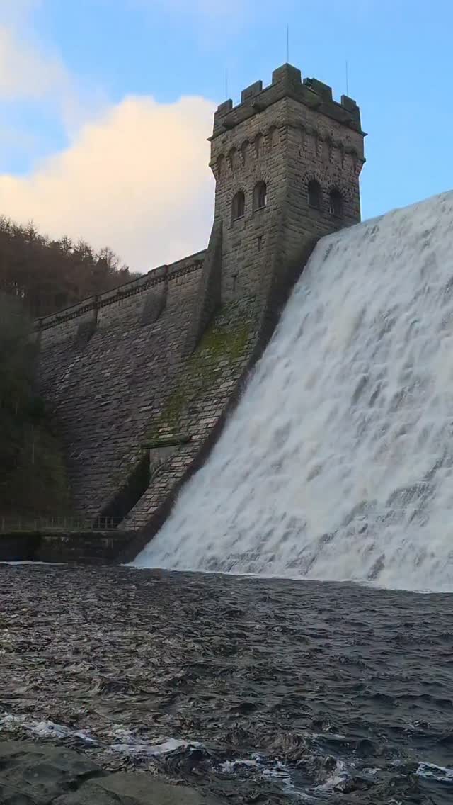 Derwent Reservoir Hides Submerged Village