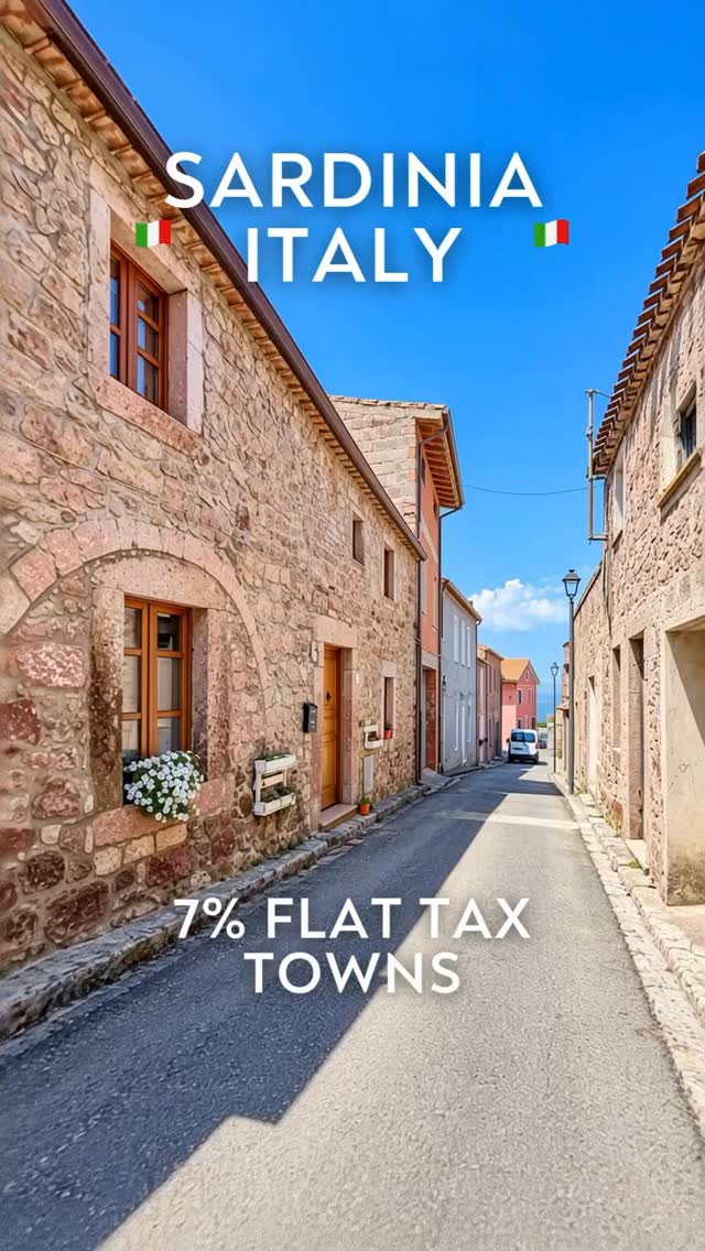 Sardinian Towns Offer 7% Flat Tax Real Estate