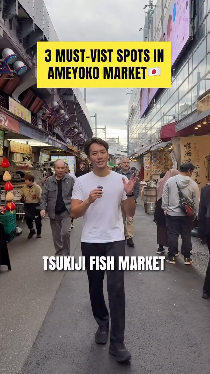 Ameyoko Market Street Food and Shops
