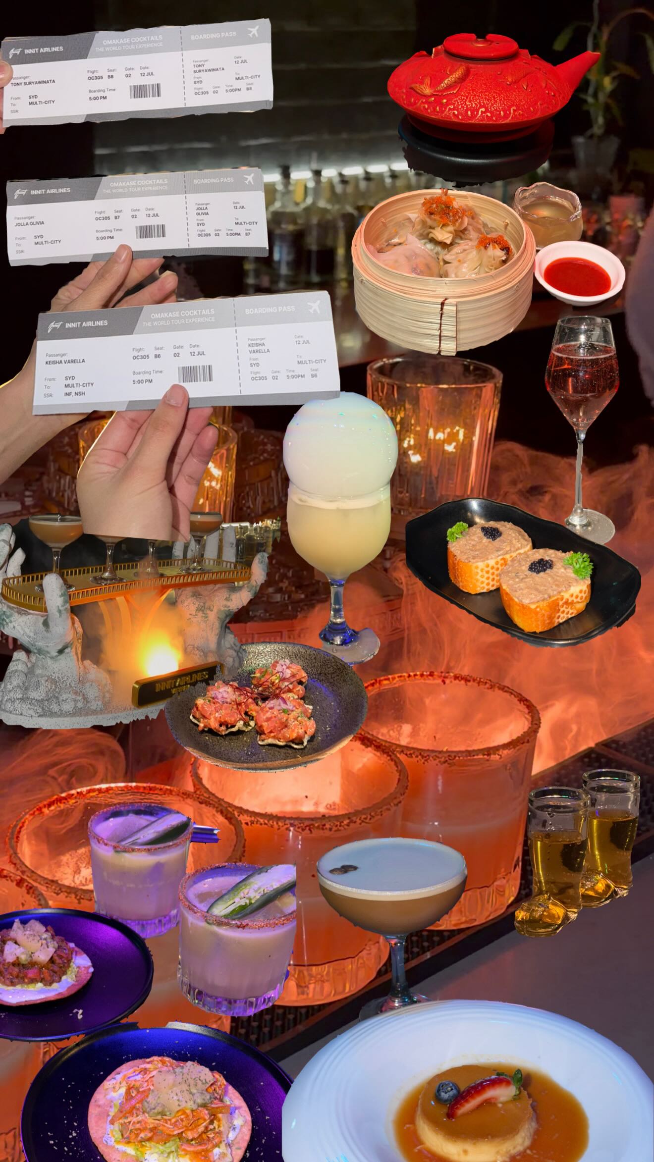 Innit Airlines Offers World Tour Omakase Experience
