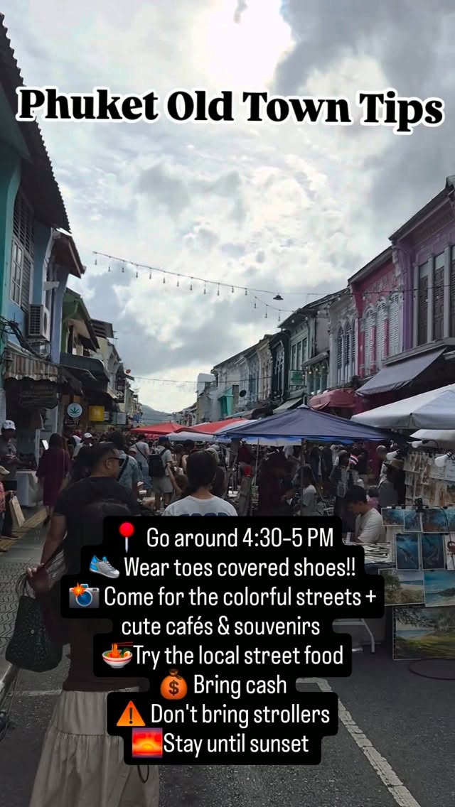 Phuket Old Town's Charm: Streets, Food, and Sunset