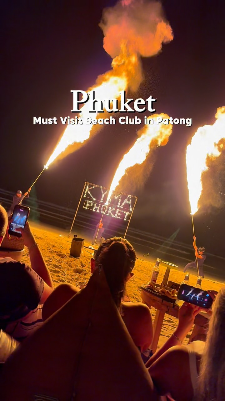 Phuket Beach Club With Fire Shows And DJs