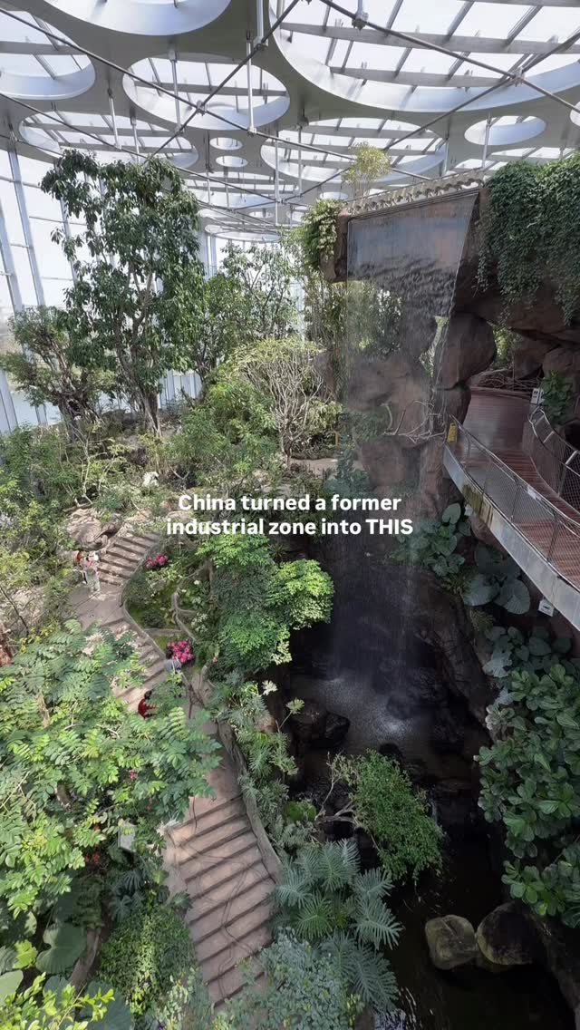 Shanghai Expo Park: Futuristic Rainforest From Old Industry