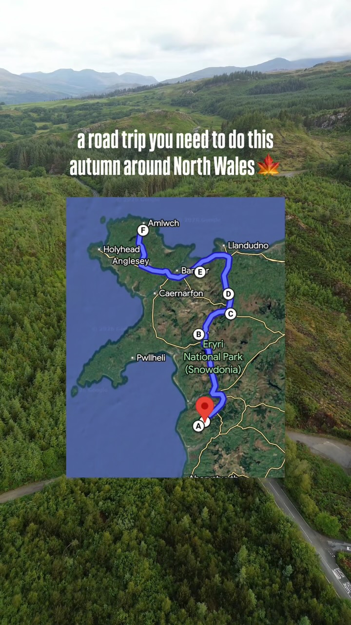 North Wales Autumn Road Trip Scenic Spots