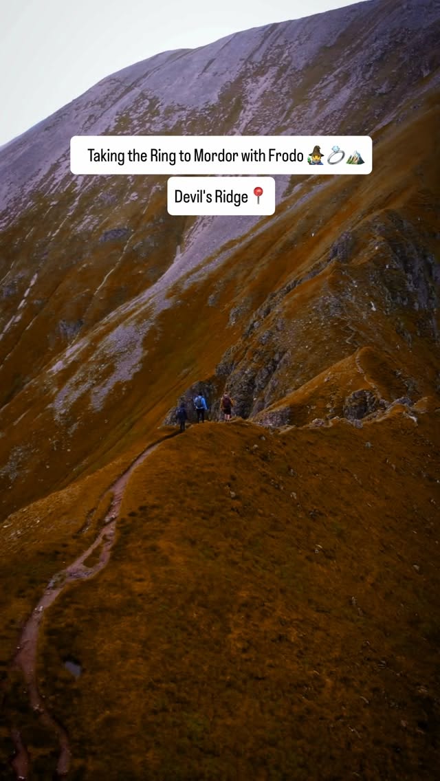 Scottish Highlands Ring Of Steall Hike