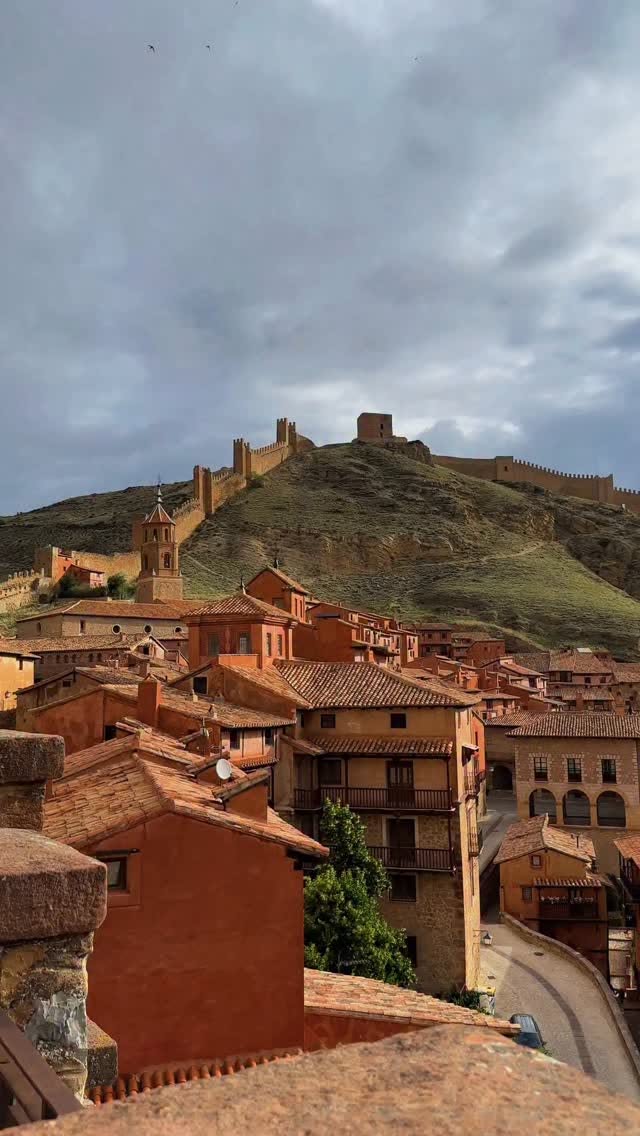 Albarracín's Terracotta Buildings and Ancient Walls