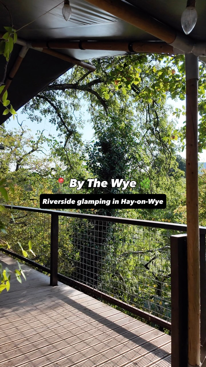 Luxury Woodland Glamping Overlooking the River Wye