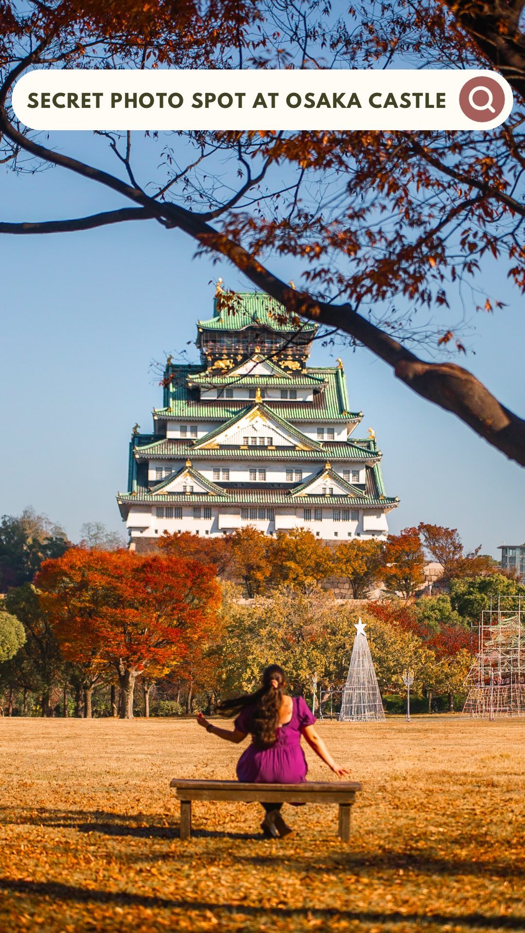 Osaka Castle's Secret Photo Spot