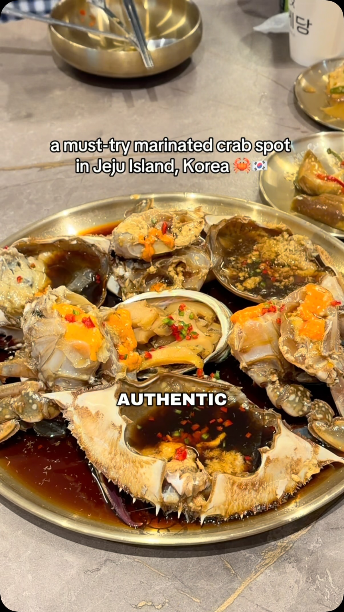 Marinated Crab and Shrimp in Jeju Island