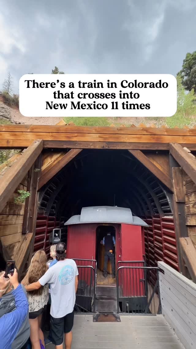 Scenic Railroad Journey Between Two States