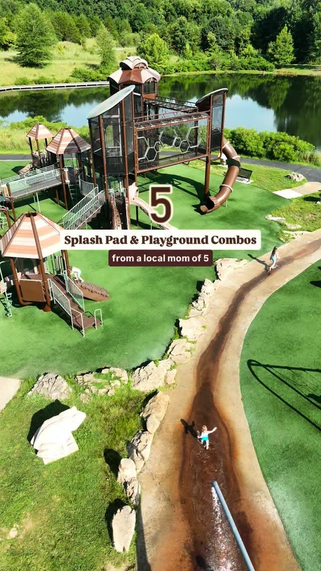 Five Parks With Playgrounds And Splash Pads